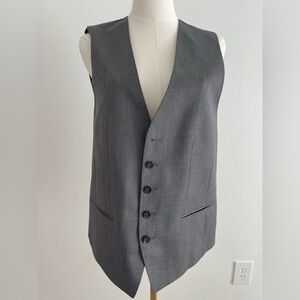 Hugo Boss Charcoal Gray Men's Vest